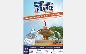 Championnat de France Vétéran à AIXE en PROVENCE 4/5/6 juin 2022