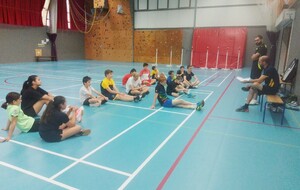 Photos sur l'entraînement des jeunes compétiteurs du lundi.