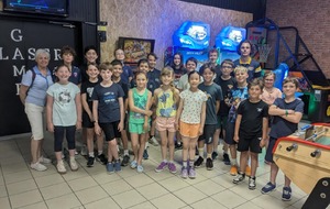 retour en images de la sortie jeunes LASER GAME 22 juin 