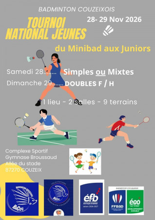 Tournoi National Jeunes du Bacou87