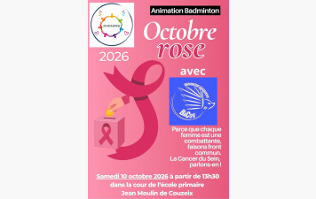 à vos agendas Octobre Rose le 10 oct 2026