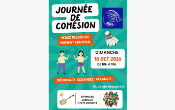 Journée d'intégration et de cohésion  dimanche 18 oct  à Janicot