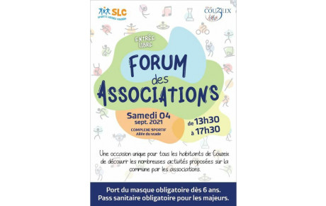 Forum des associations du 04 Sept 2021