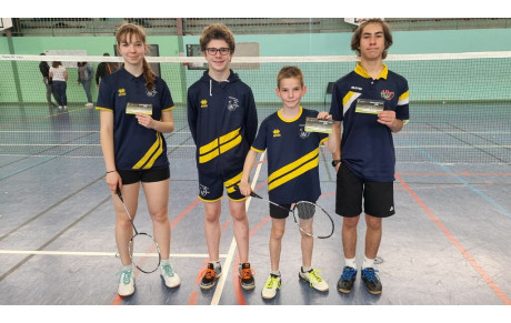 Retour en images de nos jeunes au tournoi de l'ASBAD 26/27 mars 2022