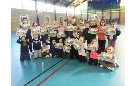Retour en images sur l'animation scolaire organisée par Sébastien Goujat