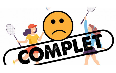 Créneaux jeunes et adultes  2025 -2026 .....sont Complets