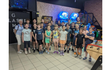 retour en images de la sortie jeunes LASER GAME 22 juin 