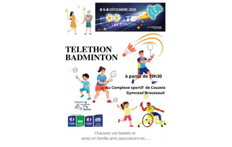 TELETHON 2025 avec SLC et le Conseil Municipal des Jeunes.