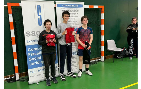 Retour en images du tournoi J &amp; V de bellac le 6-7 dec 2025